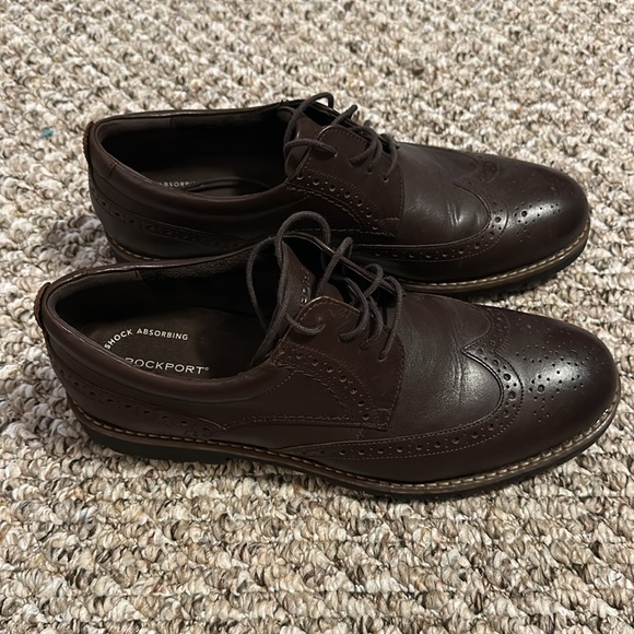 Rockport Marshall Wingtip Men’s Oxfords Dress Shoes - Picture 4 of 7